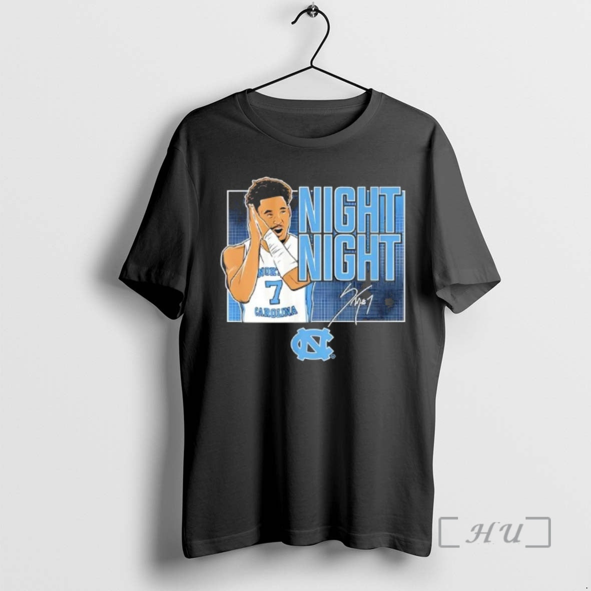 Officials Unc Tar Heels Basketball Seth Trimble Said Night Night Signature Premium T Shirts Sweater Hoodie, Sweatshirt