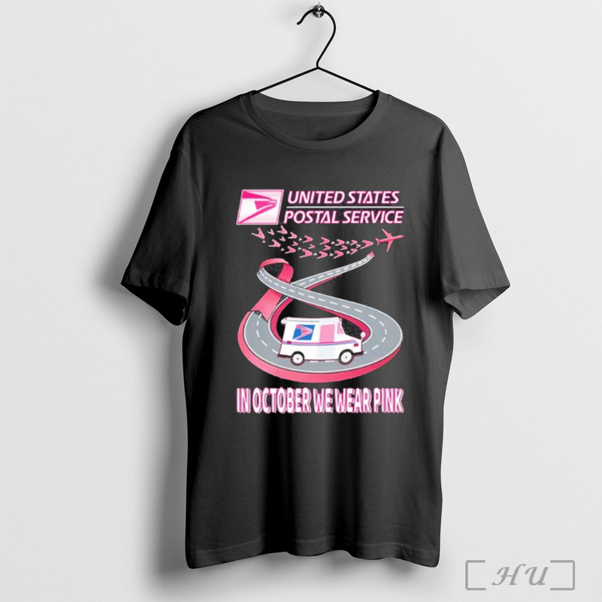Officials Usps In October We Wear Pink Shirt T Shirt