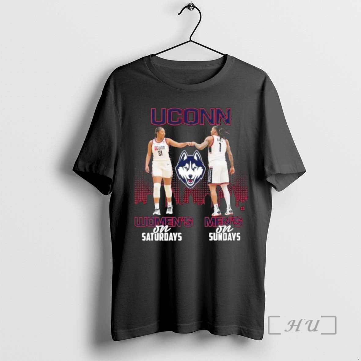 Officials Uconn Womens Basketball On Saturdays And Uconn Mens Basketball On Sundays Premium T Shirts