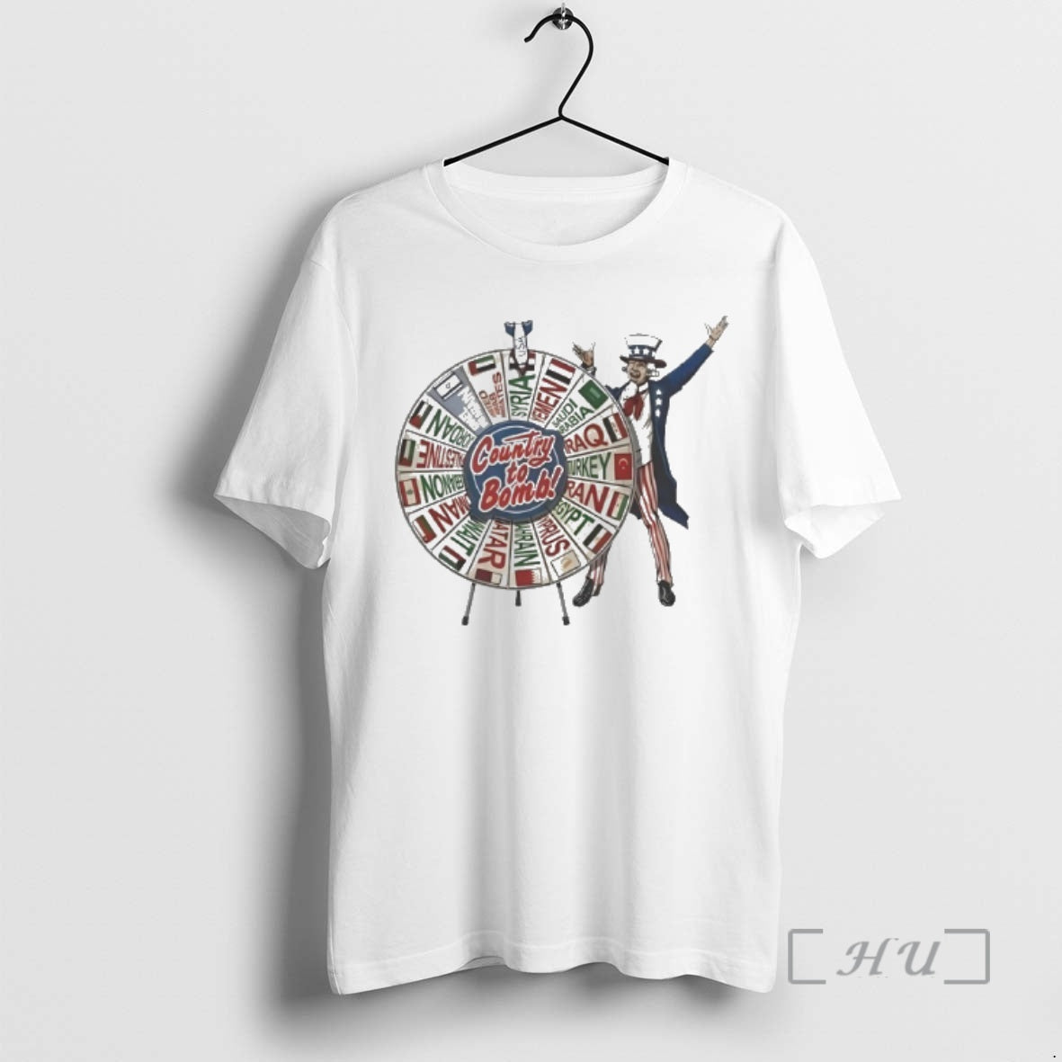 Officials Uncle Sam Middle East Country To Bomb Wheel Syria T-Shirts, Hoodie, Sweatshirt | WearSparks.com
