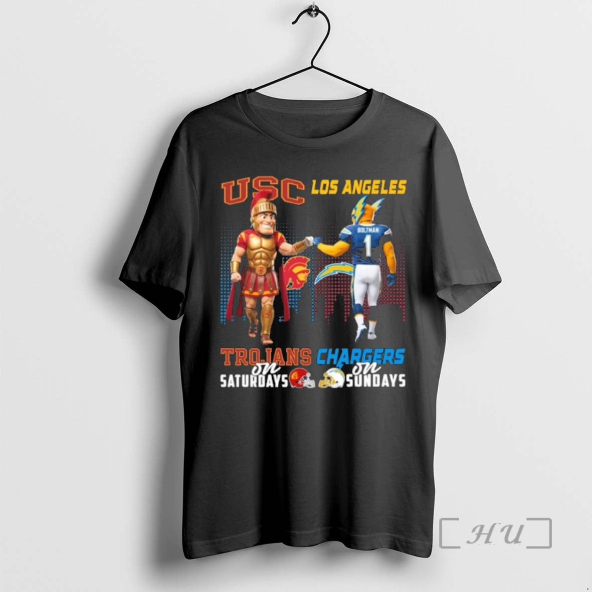 Officials Usc Trojans On Saturdays X Los Angeles Chargers On Sundays Premium T Shirts Sweater Hoodie, Sweatshirt