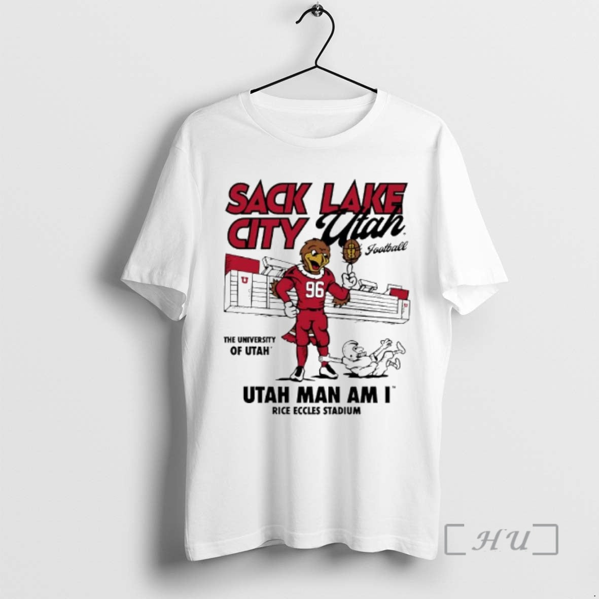 Officials Utah Sack Lake City Football Utah Man Am I Rice Eccles Stadium Premium T-Shirts, Hoodie, Sweatshirt