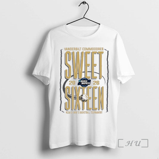 Officials Vanderbilt Commodores Sweet Sixteen 2026 Ncaa Di Mens Basketball Tournament Premium T Shirts Sweater