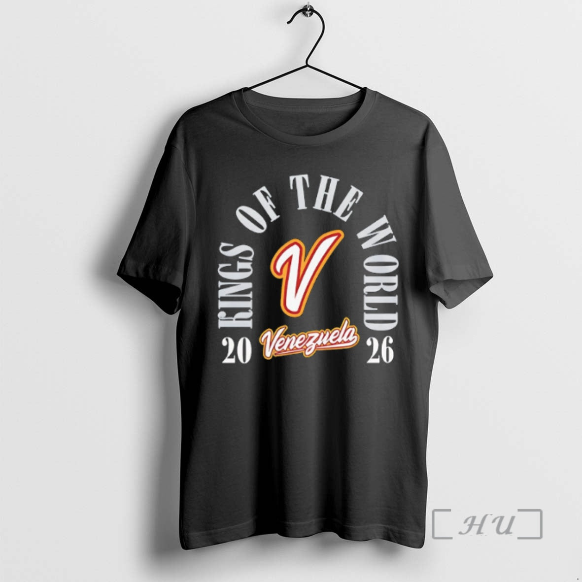 Officials Venezuela Team 2026 World Baseball Classic Champions Kings Of The World Premium T Shirts