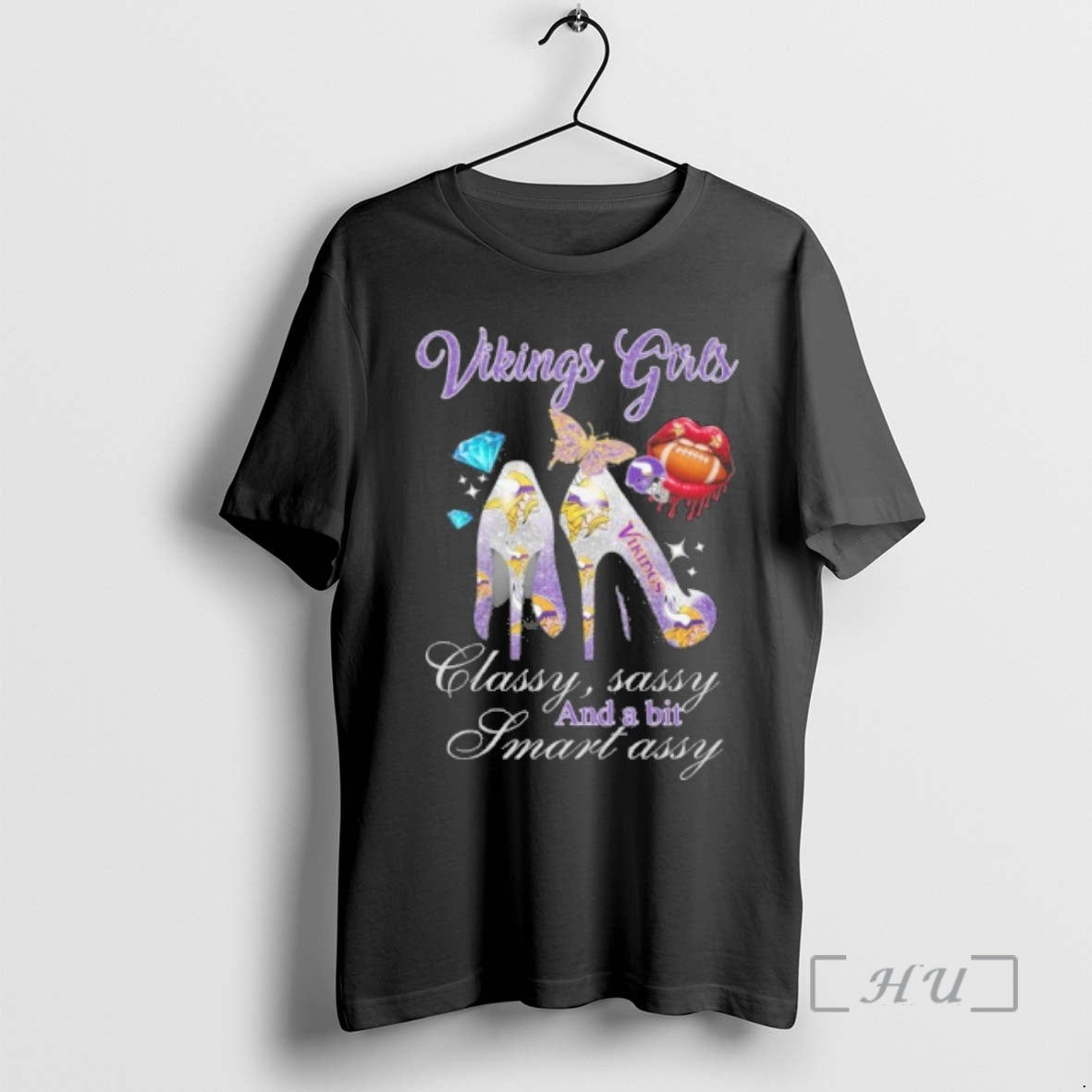 Officials Vikings Fires High Heels Classy Sassy And A Bit Smart Assy Lip Premium T-Shirts, Hoodie, Sweatshirt