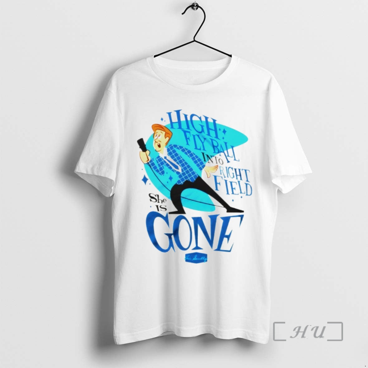 Officials Vin Scully She Is Gone High Fly Ball Into Right Field Premium T Shirts