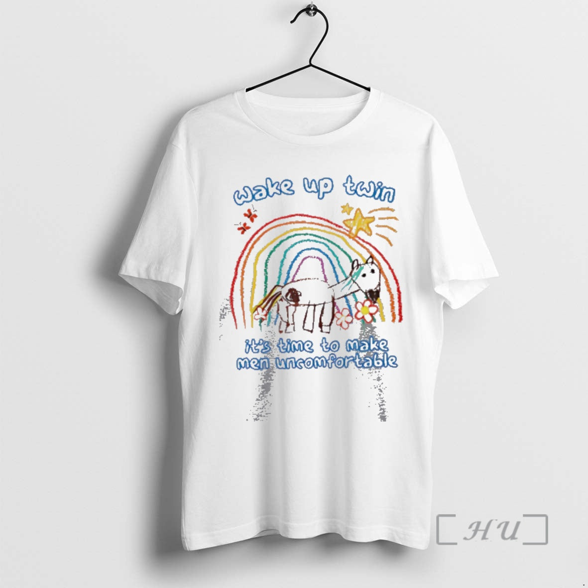Officials Wake Up Twin Its Time To Make Men Uncomfortable Rainbow Premium T Shirts Sweater