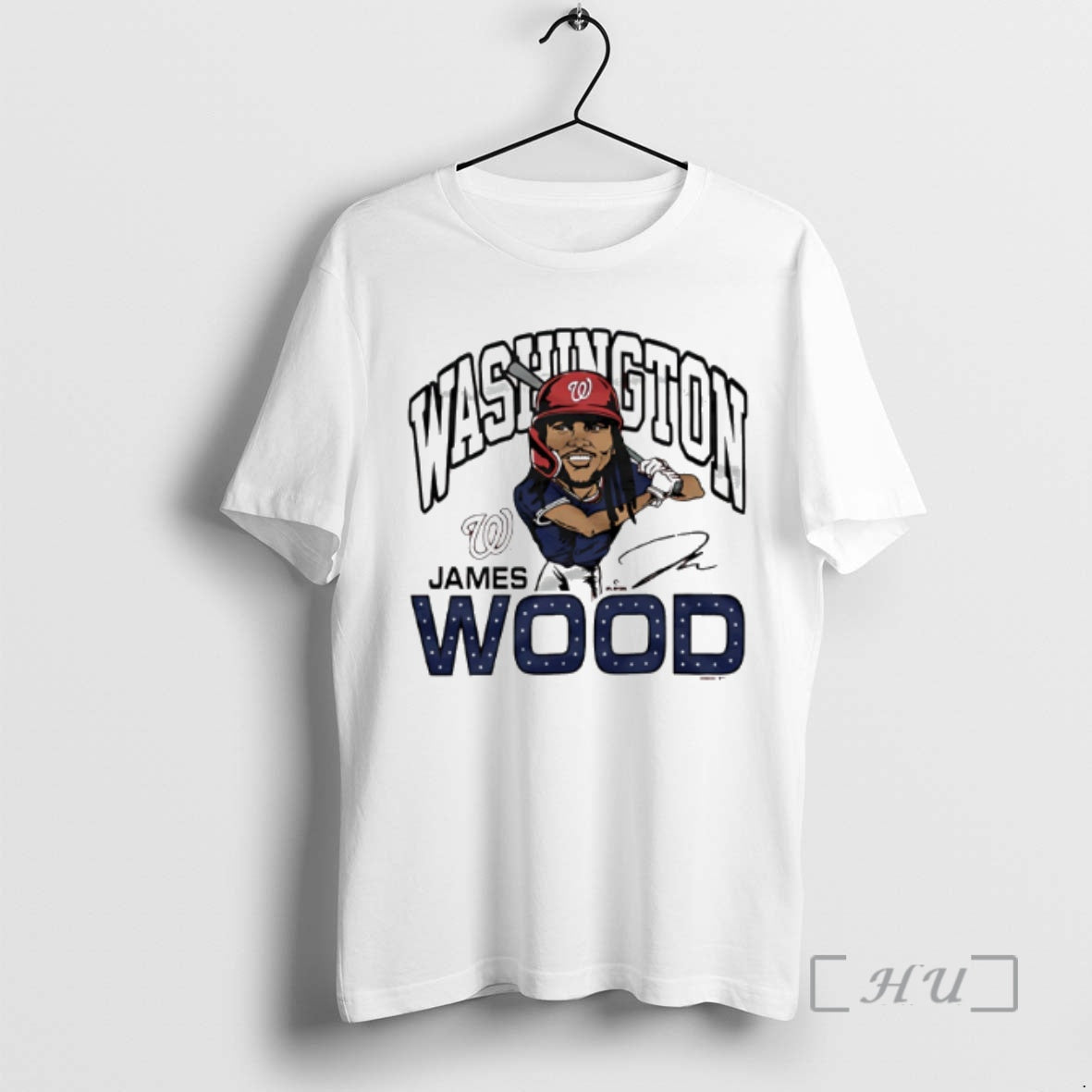 Officials Washington Nationals James Wood Signature Caricature
