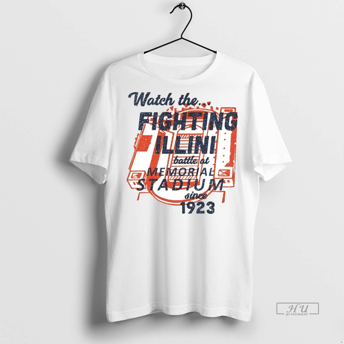Officials Watch The Fighting Illini Battle At Memorial Stadium T Shirt Sweater