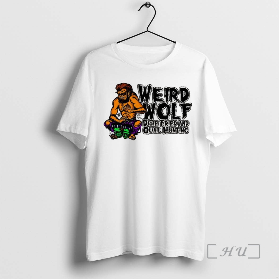 Officials Weird Wolf Dixie Fried And Quail Hunting Cartoon T-Shirts, Hoodie, Sweatshirt | WearSparks.com