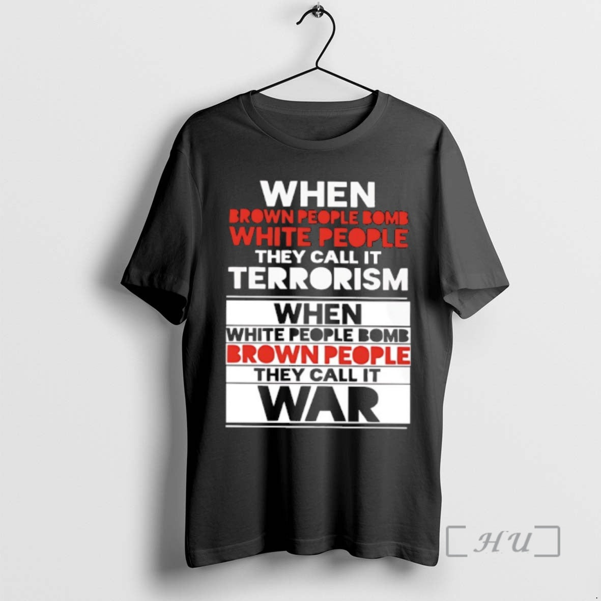 Officials When Brown People Bomb White People They Call It Terrorism Premium T Shirts Sweater