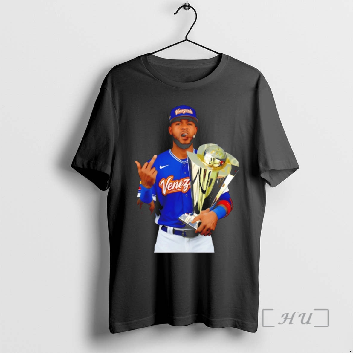 Officials Wilyer Abreu Smoking Venezuela 2026 World Baseball Classic Logo