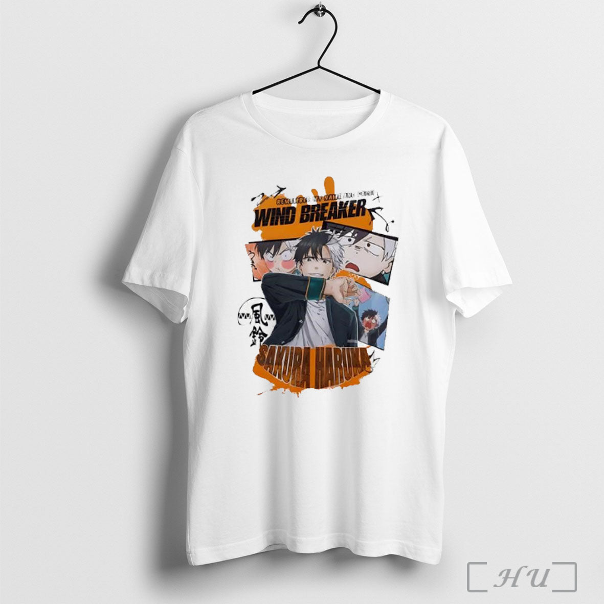 Officials Wind Breaker Sakura Haruka Panels T Shirt