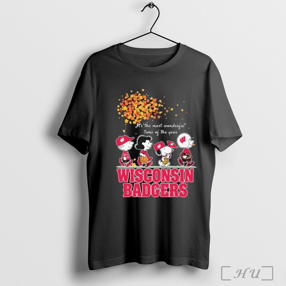 Officials Wisconsin Badgers And Peanuts Character Its The Most Wonderful Time Of The Year
