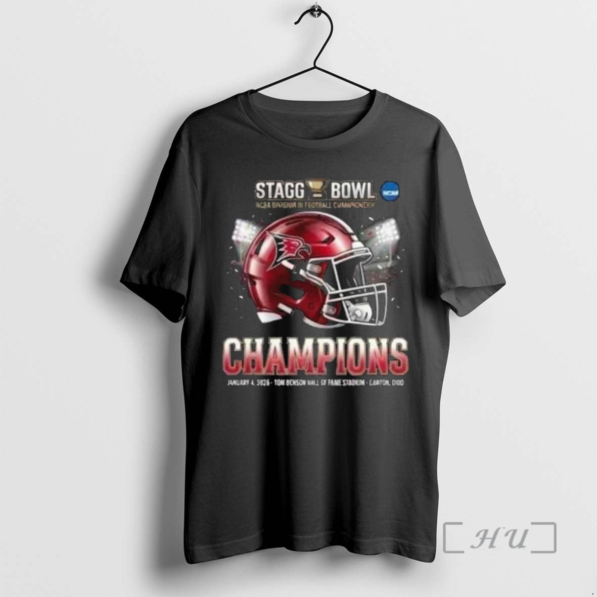 Officials Wisconsin River Falls Falcons Football Team Champion Stagg Bowl 2025 Ncaa Division Iii January T-Shirts,...
