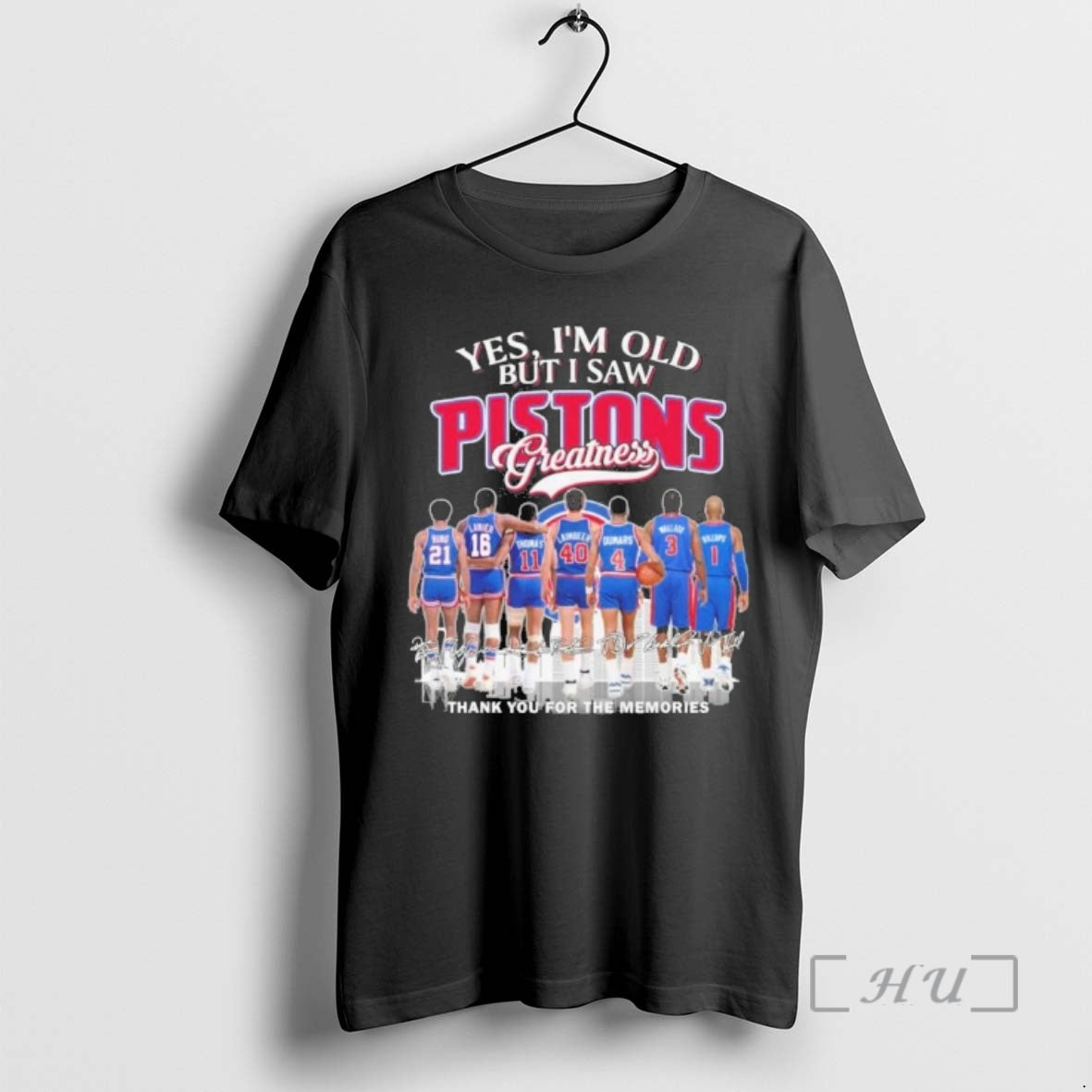 Officials Yes Im Old But I Saw Detroit Pistons Legends Greatness Premium T Shirts Sweater