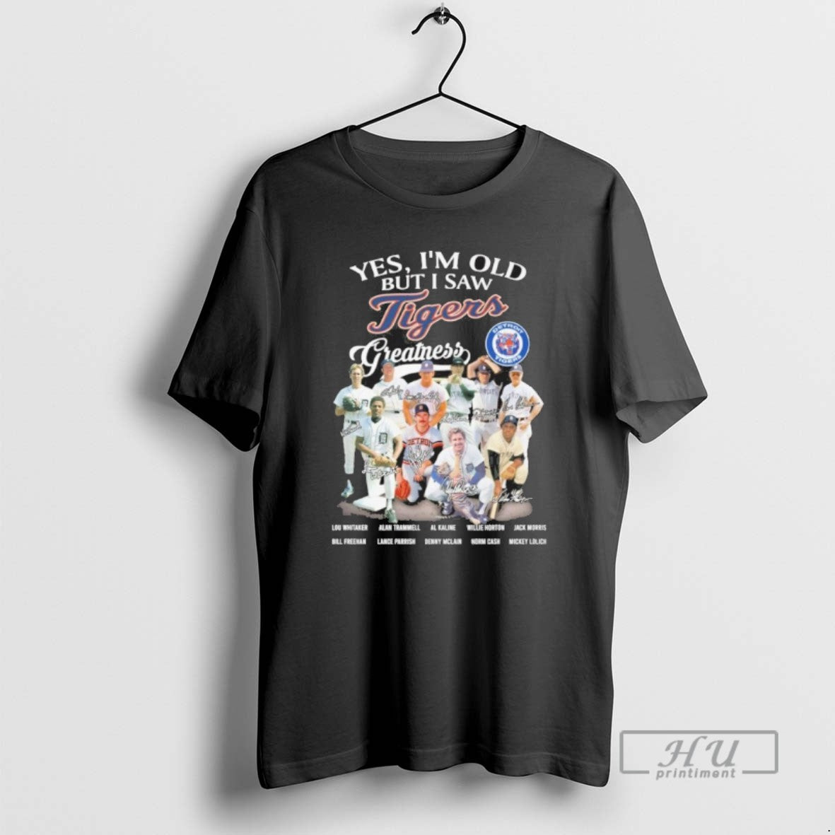 Officials Yes Im Old But I Saw Tigers Greatness Team Player Signature T Shirt