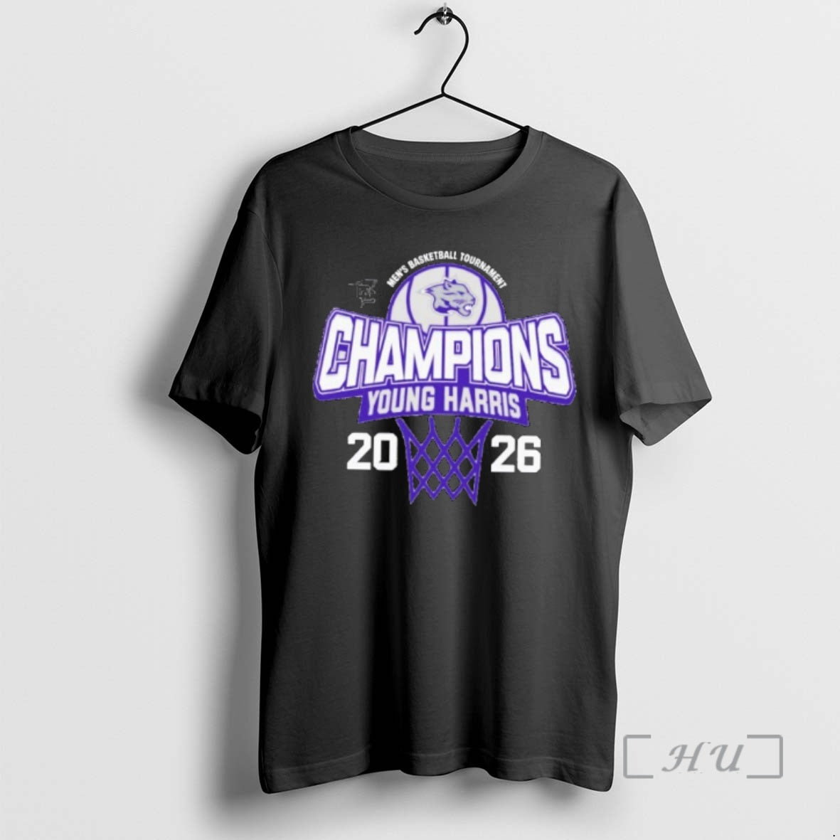 Officials Young Harris Mountain Lions 2026 Mens Basketball Conference Carolinas Tournament Champions Premium T Shirts