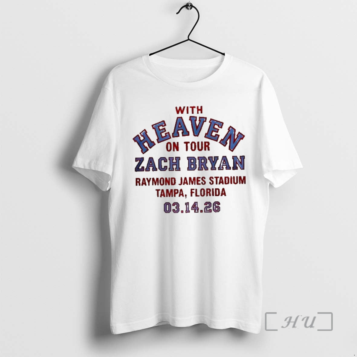 Officials Zach Bryan 2026 With Heaven On Tour Raymond James Stadium Premium T Shirts Sweater