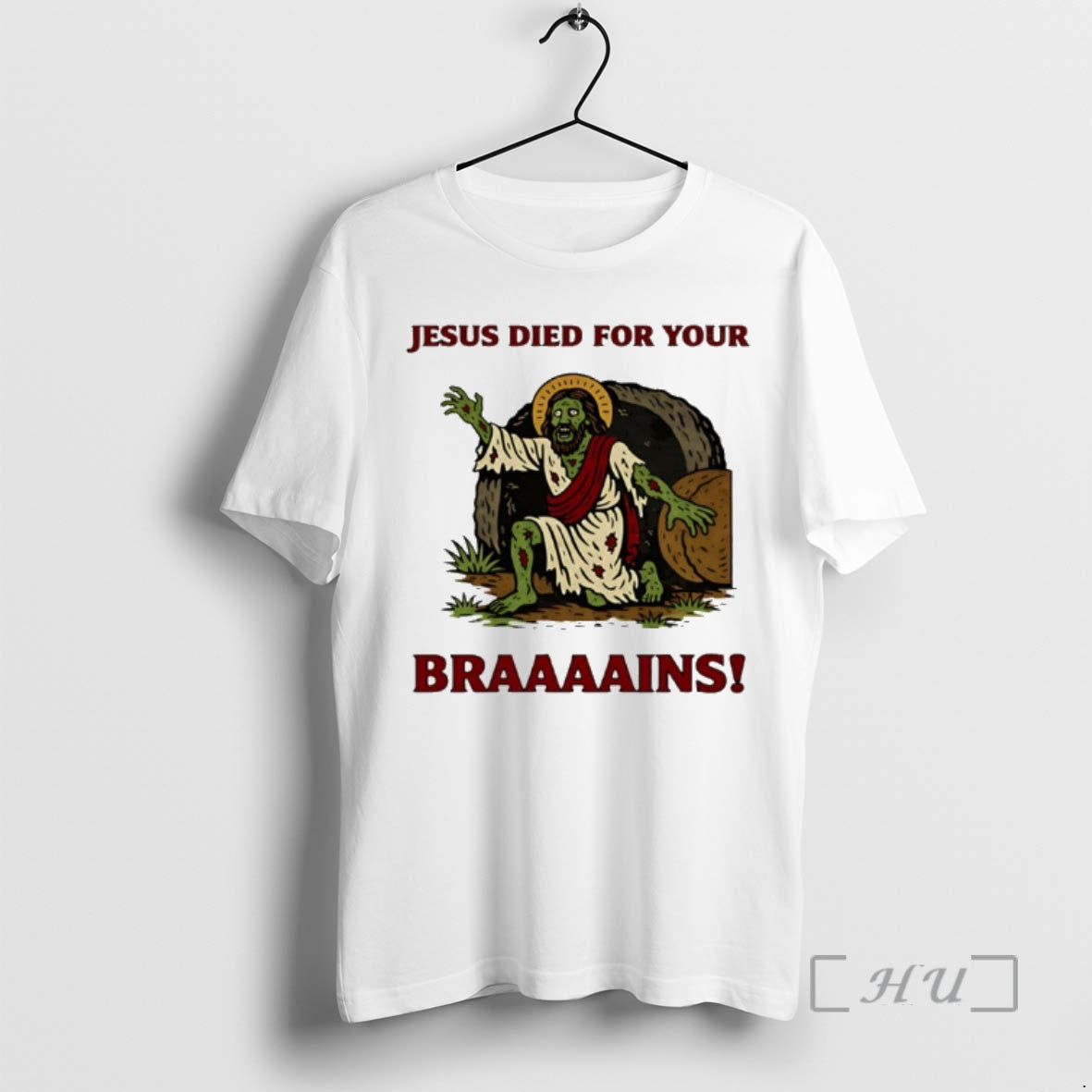 Officials Zombie Jesus Died For Your Brains Meme