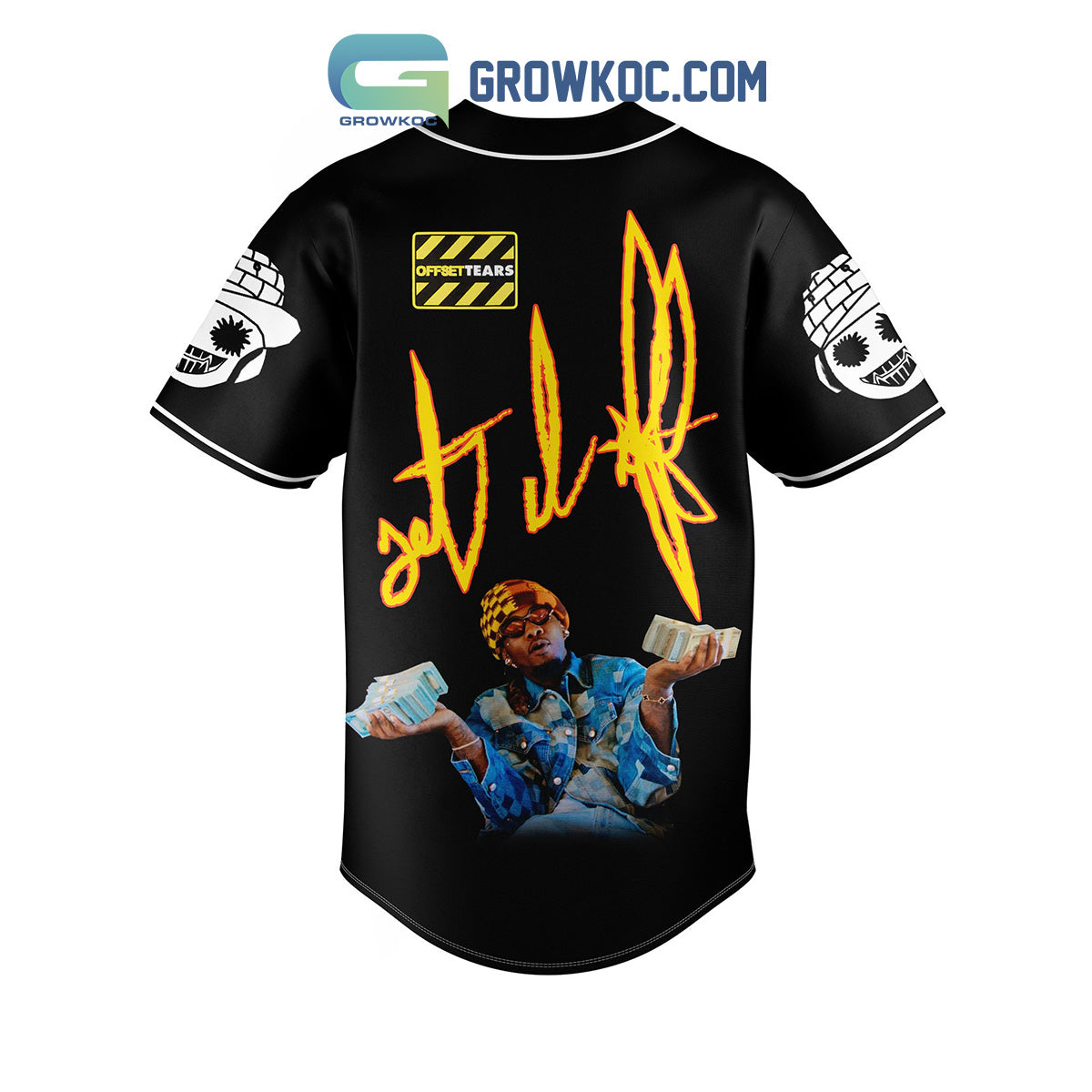 Offset Tears My Grace Fan Baseball Jersey