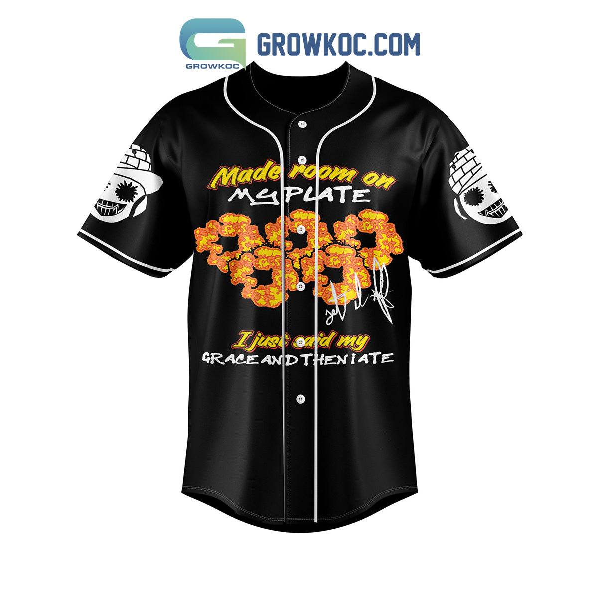 Offset Tears My Grace Fan Baseball Jersey