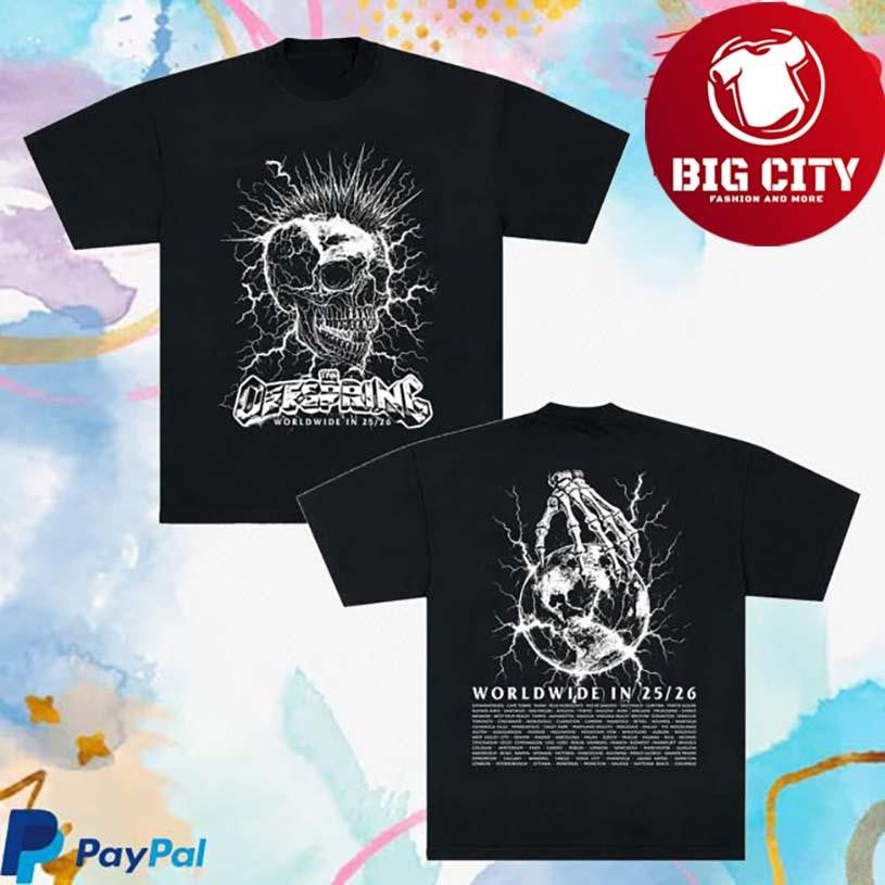 Offspring Mohawk Skull 2026 Tour Special Two Sided Shirt