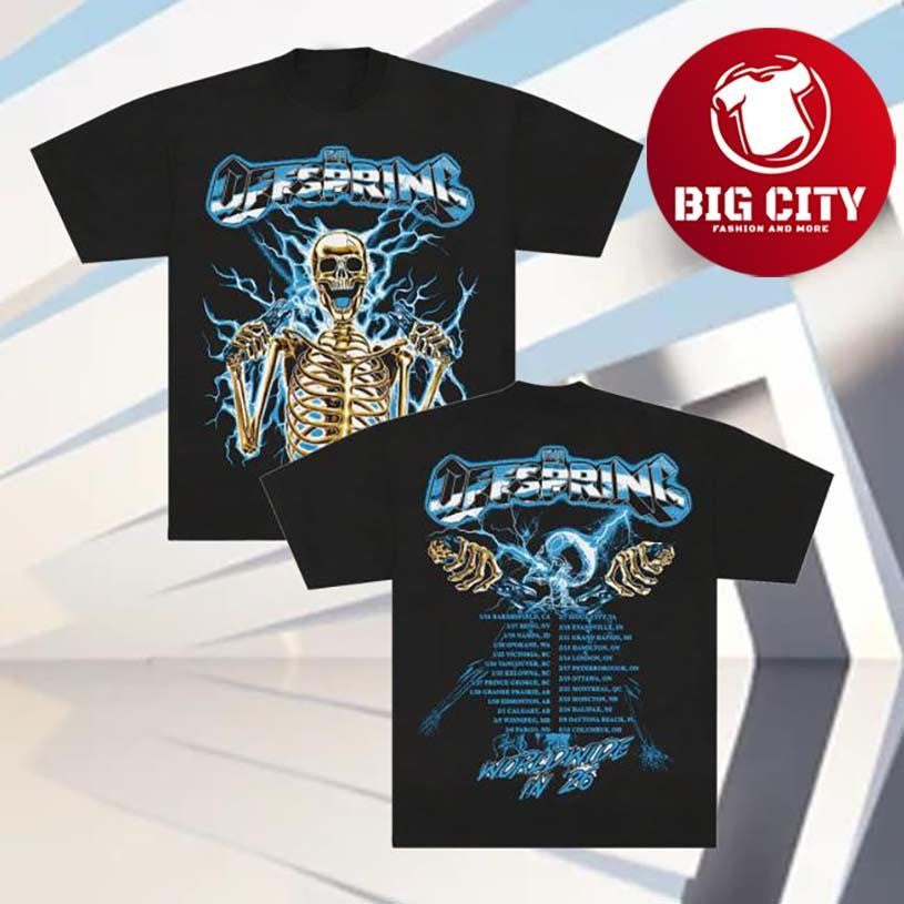 Offspring Spark Plug Skeleton 2026 Tour Special Two Sided Shirt