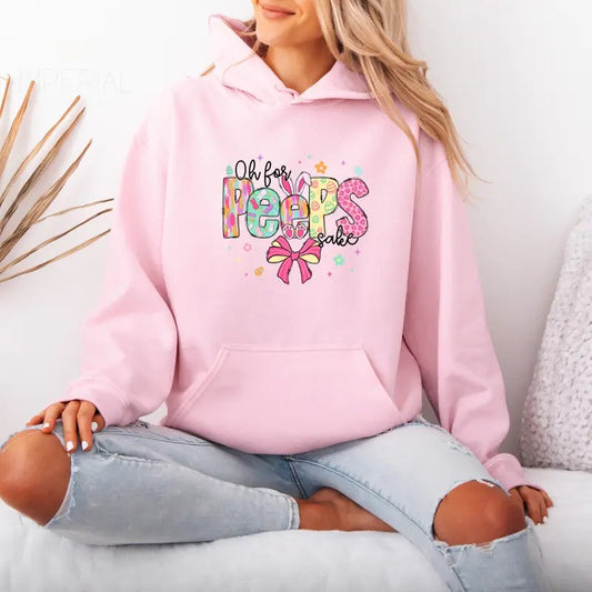 Oh For Peeps Bunny Printed Hoodie Unisex, Peeps Bunny Hoodie, Quotes Sweater, For Peeps Bunny Easter T-Shirts, Sweatshirt