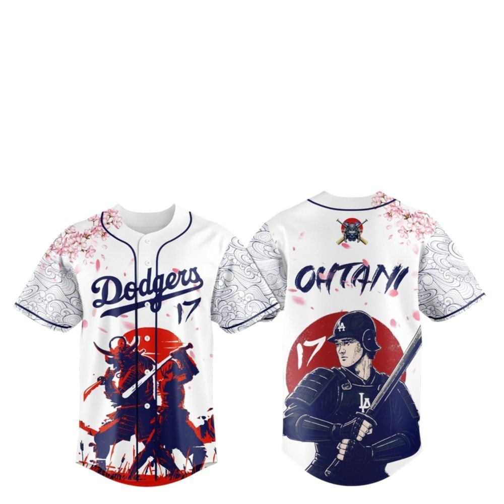 Ohtani Samurai LA Dodgers Baseball Jersey - Grishko.com T-Shirts, Hoodie, Sweatshirt | WearSparks.com (Image 2)