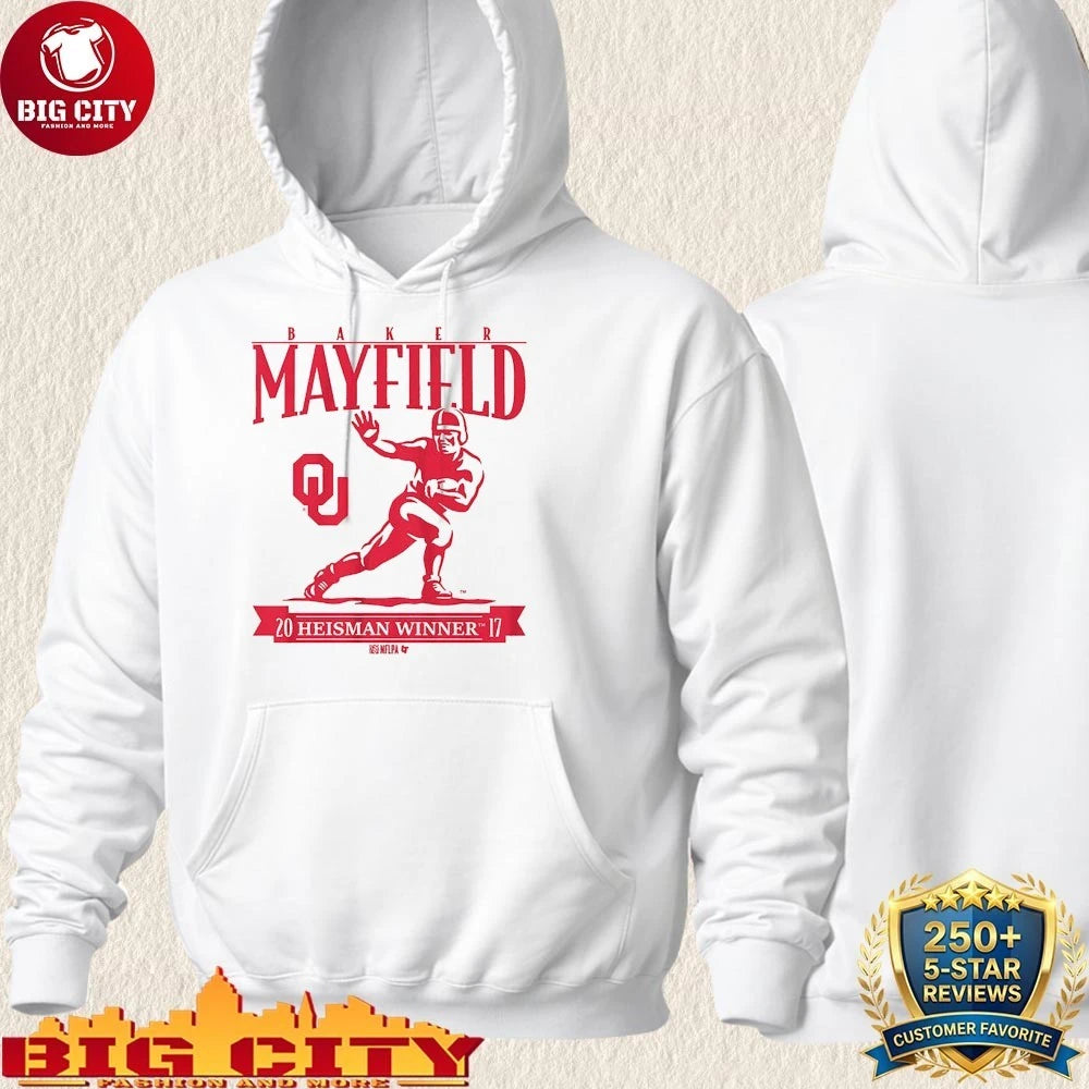 Oklahoma Football Baker Mayfield Heisman Trophy Shirt