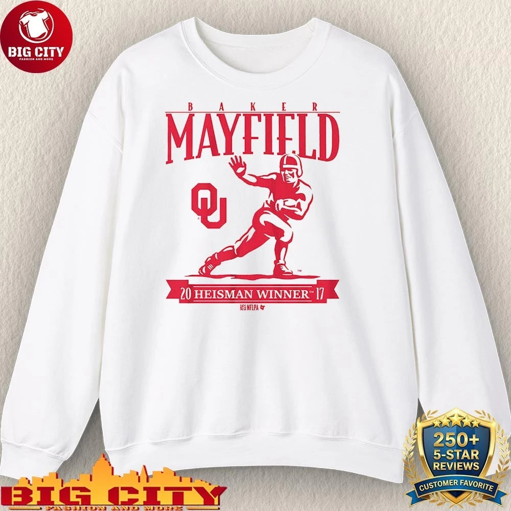 Oklahoma Football Baker Mayfield Heisman Trophy Shirt