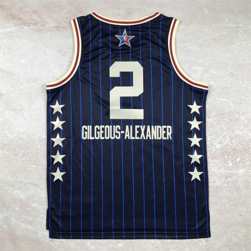 Oklahoma City Thunder #2 Shai Gilgeous-Alexander 2024 NBA All-Star Style 1