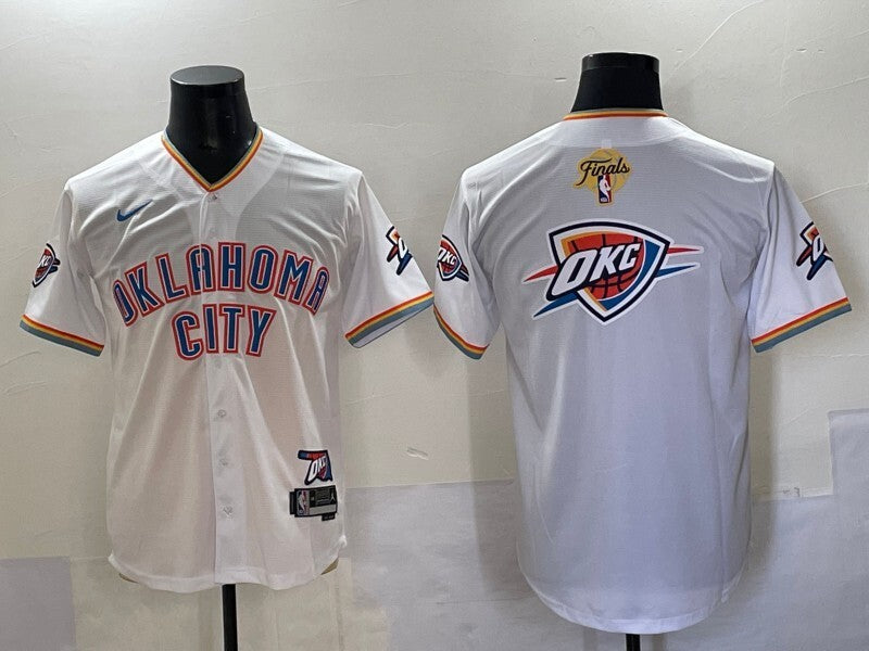 Oklahoma City Thunder #8 Jalen Williams nba Collaboration Style 3