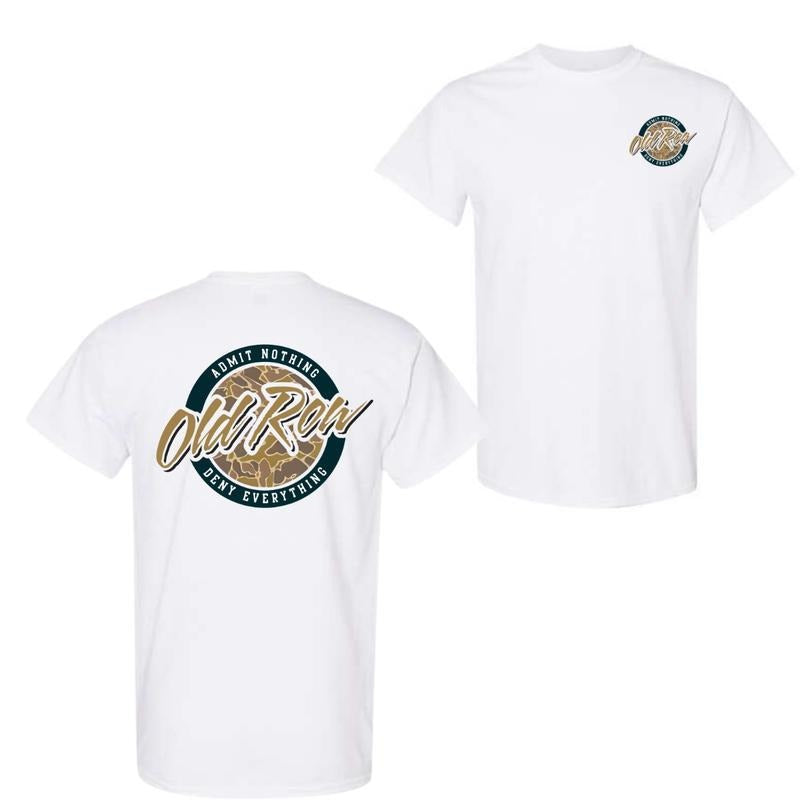 Old Row 80s Camo Circle Pocket T-Shirt, For Men, For Women, Trendy Shirt Hoodie, Sweatshirt | WearSparks.com