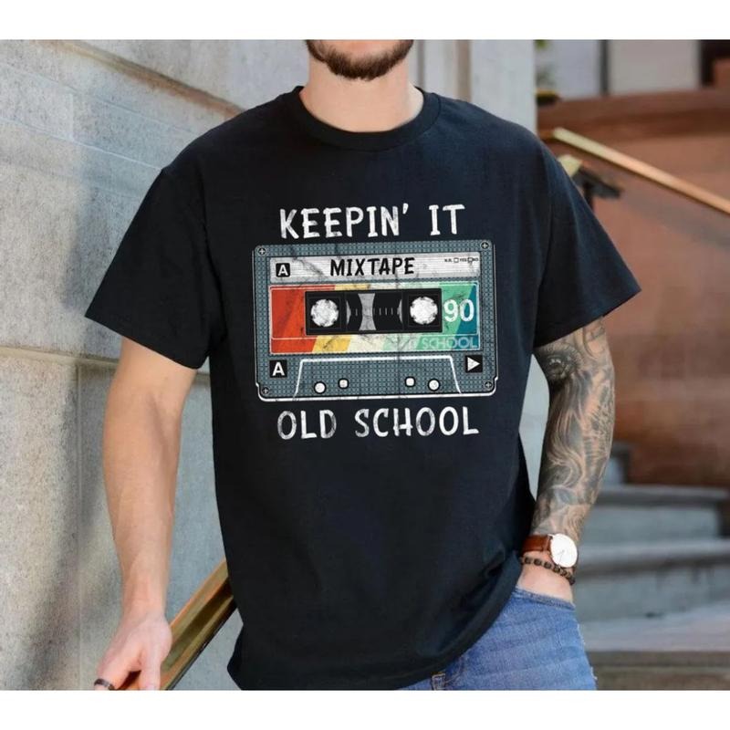 Old School Hip Hop Retro Mixtape 1990s T Shirt Hoodie Sweatshirt, Old School Rapper Shirt, 90s Music, Unisex Sweater...