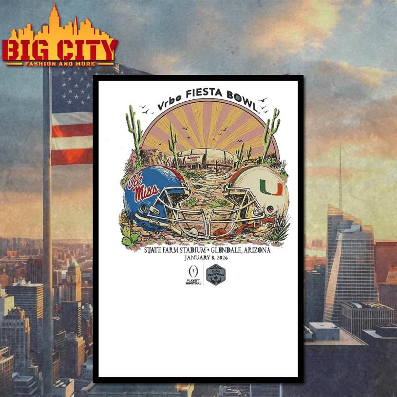 Ole Miss 2026 Vrbo Fiesta Bowl Shirt