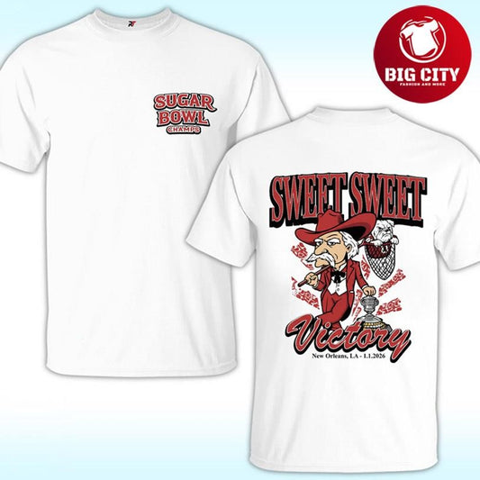 Ole Miss Sugar Bowl Champs Two Sided Shirt
