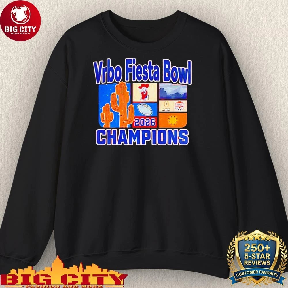 Ole Miss Vrbo Fiesta Bowl Champion 2026 Desert Dudes Shirt