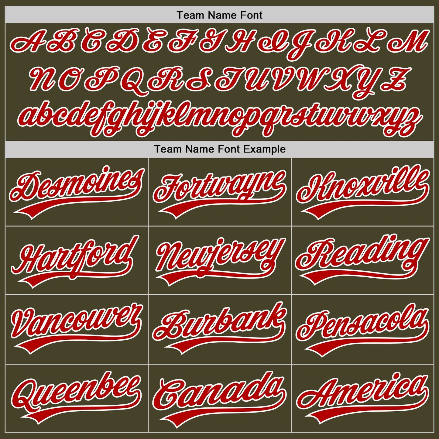 Custom Olive Red-White Authentic Baseball Jersey
