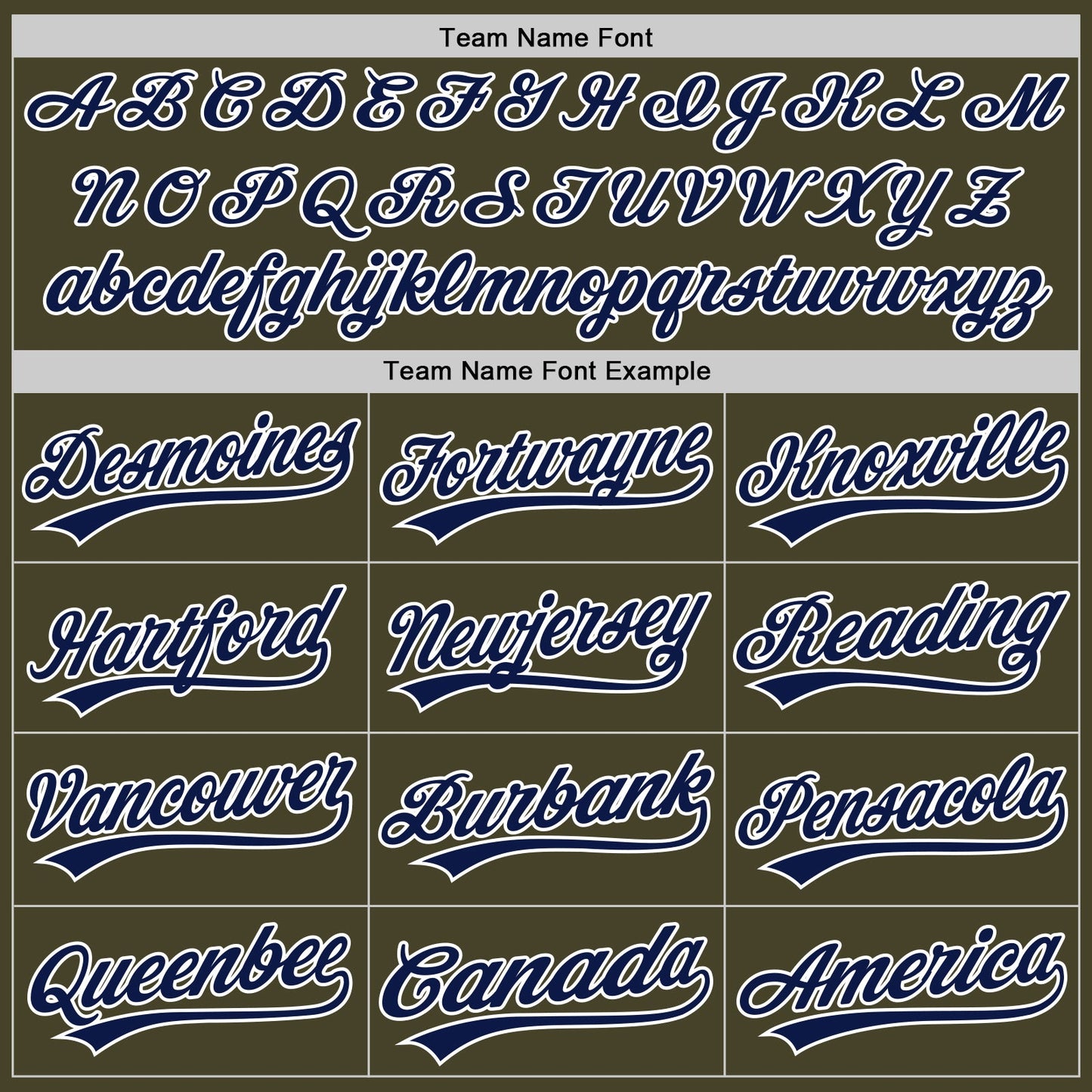 Custom Olive Navy-White Authentic Baseball Jersey