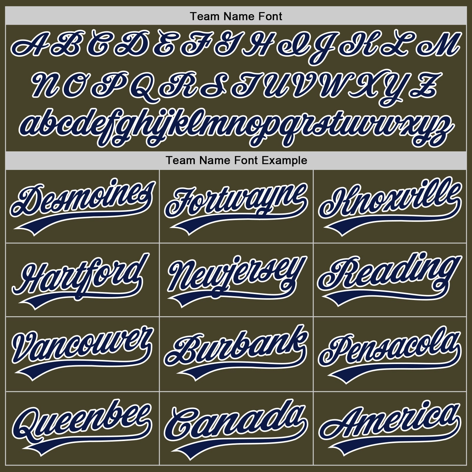 Custom Olive Navy-White Authentic Baseball Jersey