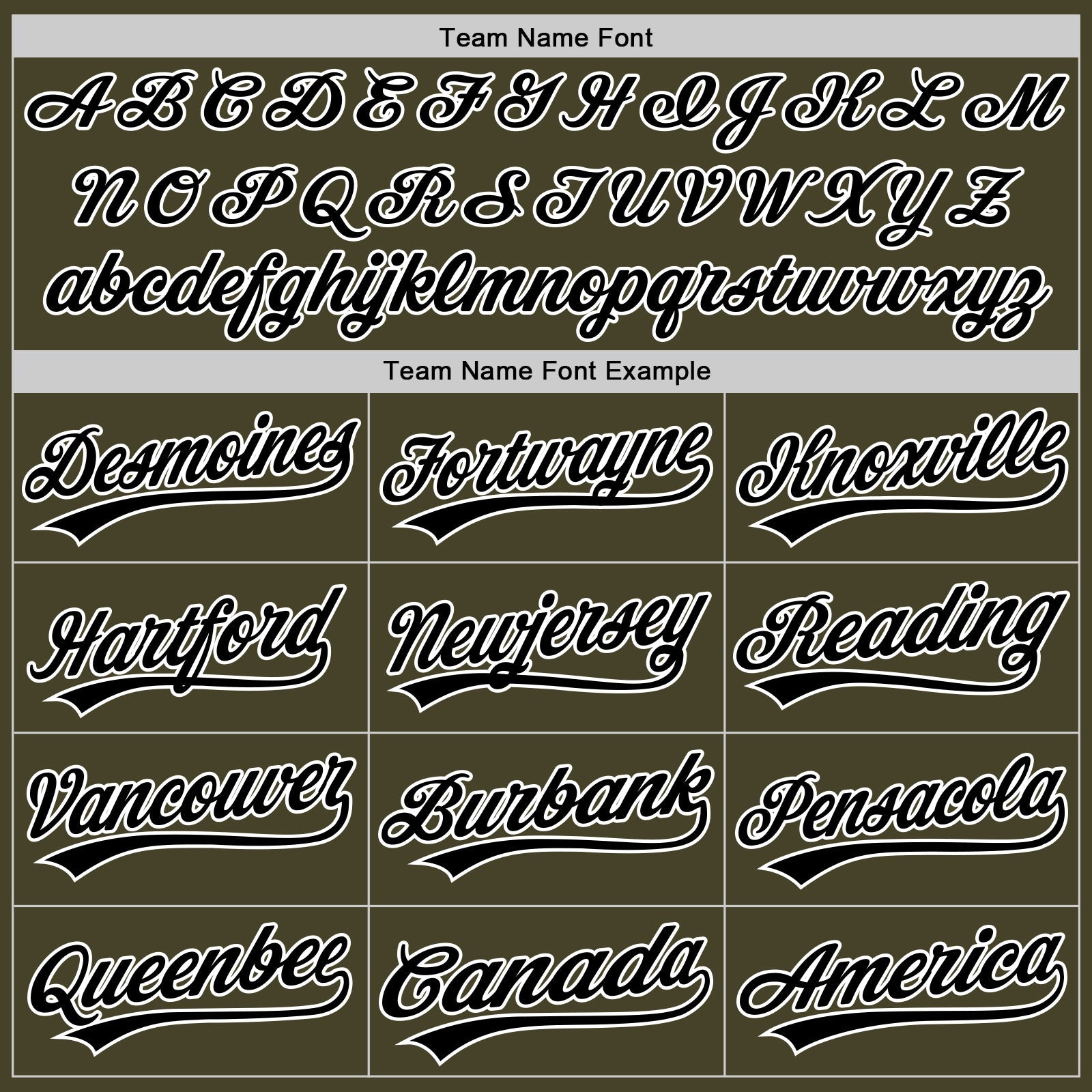Custom Olive Black-White Authentic Baseball Jersey