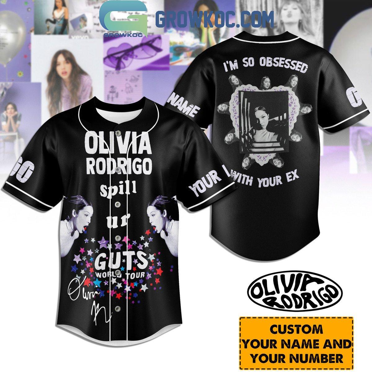 Olivia Rodrigo I’m So Obsessed With Your Ex Personalized Baseball Jersey