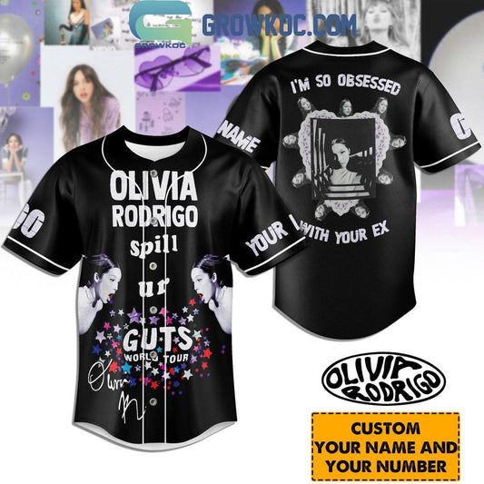 Olivia Rodrigo I’m So Obsessed With Your Ex Personalized Baseball Jersey