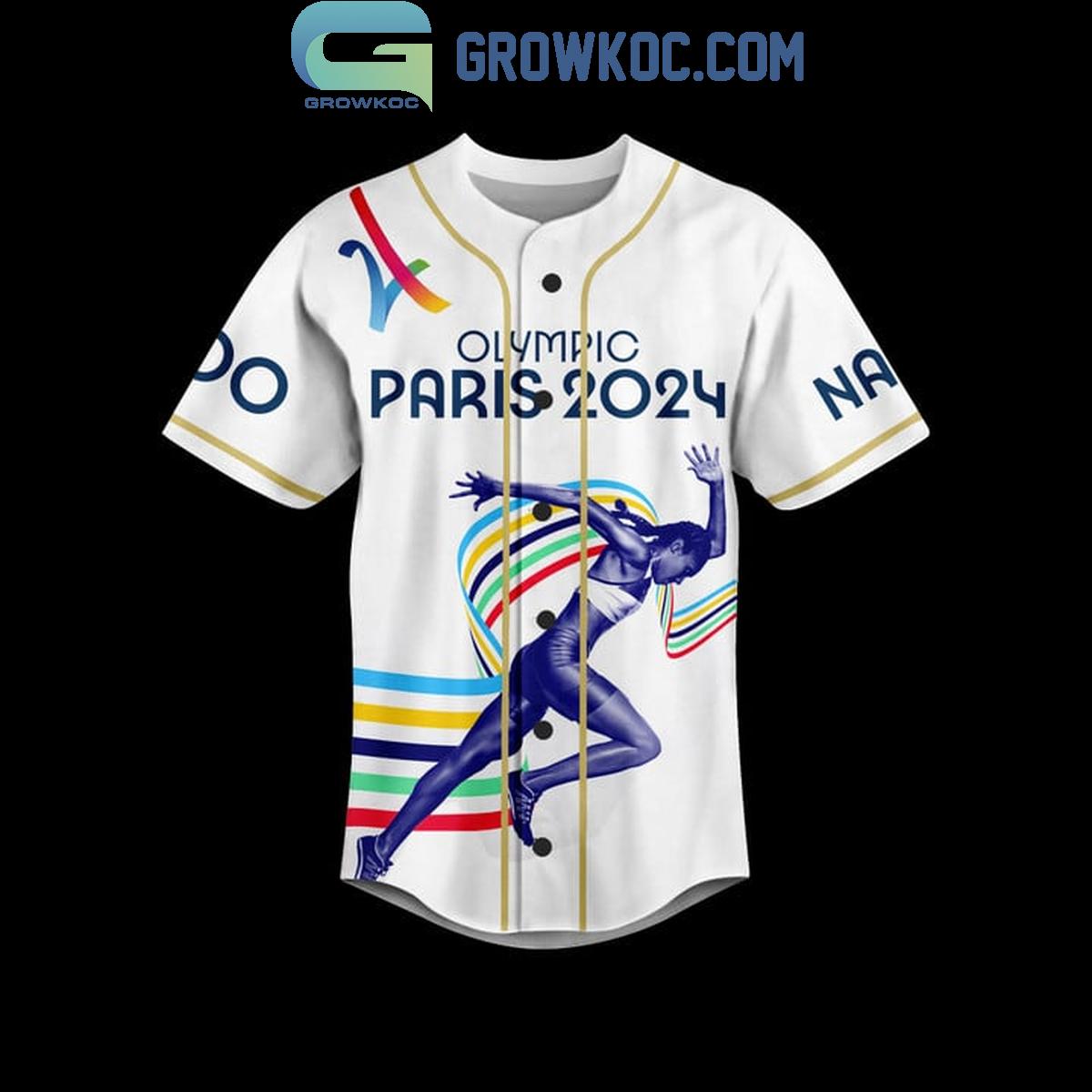 Olympic Paris 2024 Where Dreams Take Flight Personalized Baseball Jersey