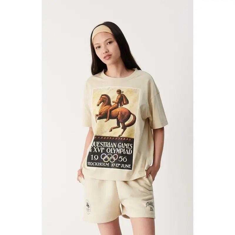 Olympics Women's Stockholm Oversized T-Shirt Hoodie, Sweatshirt | WearSparks.com