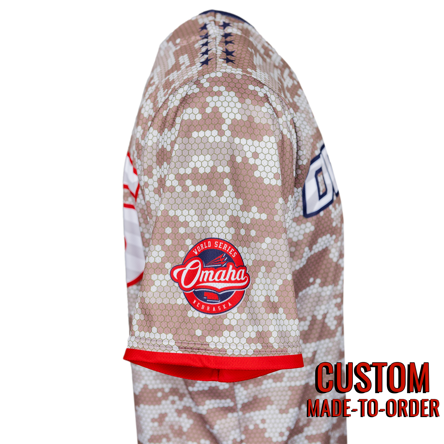 Omaha World Series Baseball Jersey *CUSTOM* (Camo)