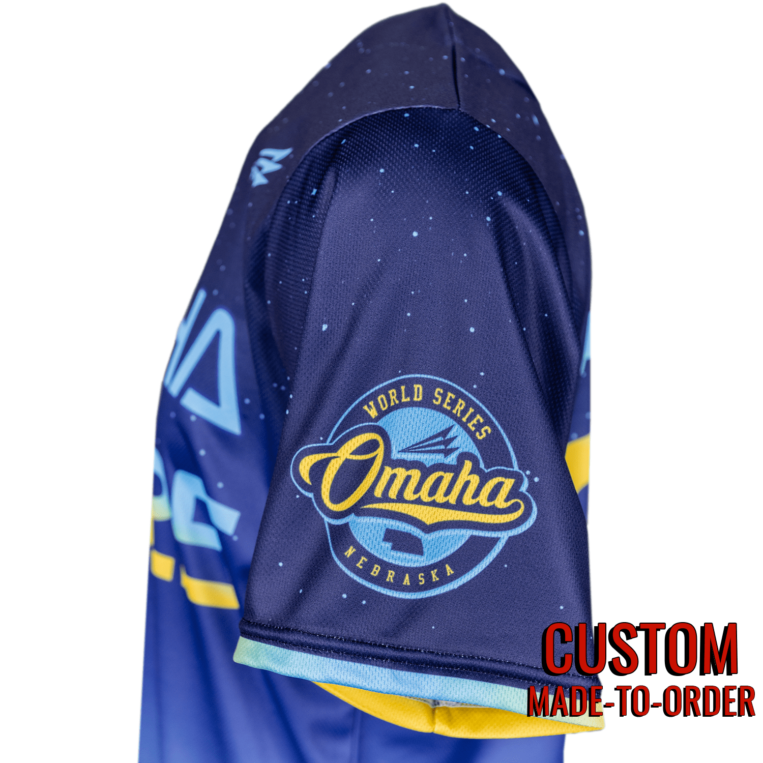 Omaha World Series Baseball Jersey *CUSTOM* (Galaxy)