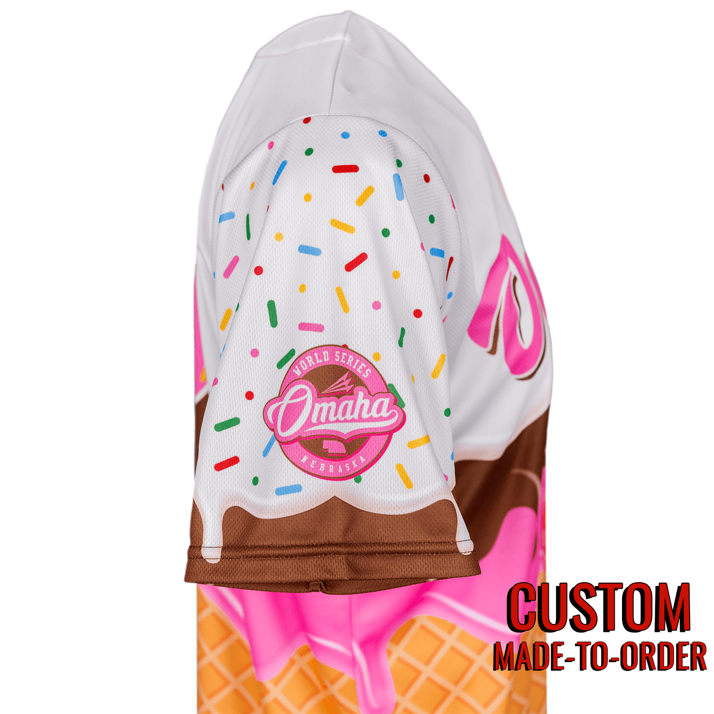 Omaha World Series Baseball Jersey *CUSTOM* (Ice Cream)